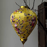 Китайський підвісний ліхтарик Традиційна прикраса для фотозон | Місячного нового року Жовтий фігурний ліхтарик