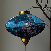 Китайський підвісний ліхтарик Традиційна прикраса для фотозон | Місячного нового року Блакитний ліхтарик