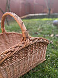 Дровниця із лози, природний матеріал, фото 5