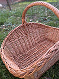 Дровниця із лози, природний матеріал, фото 6