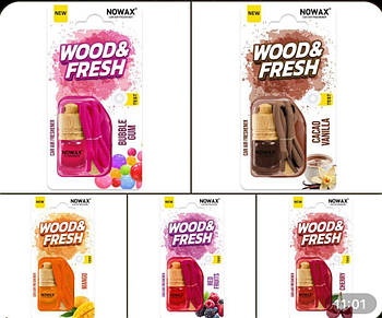 Автомобільний освіжувач повітря Nowax аромати мікс