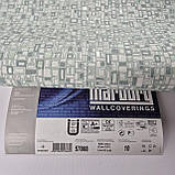 Шпалери вінілові на флізеліні 0.53 × 10.05 м Marburg 57868, бежево-оливкові для спальні, вітальні, кухні, фото 6