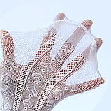 Колготи для дівчинки ажурні білі 122-140, фото 2