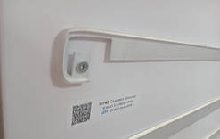 Стиковка R6 стільниці пряма U-заокруглена GIFF 28Х600 алюміній