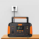 Компактна електростанція 500W Універсальна переносна зарядна станція для квартири дому + ліхтар, фото 8