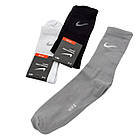 Чоловічі спортивні високі демісезонні шкарпетки, однотонні стрейчеві, бавовна. Розмір 41-4412 пар в уп. мікс 3х кольорів, фото 3