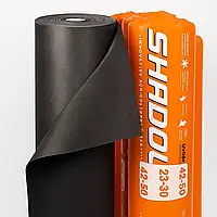 Геотекстиль чорний 80см х 50м (110г/м.кв.). Для садових доріжок. ТМ "Shadow" (Чехія).