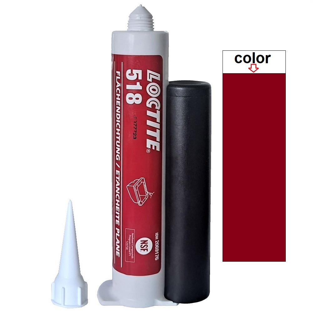 Анаеробний герметик формувач прокладок червоний Loctite 518 50мл