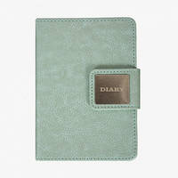 Щоденник недатований Leo Planner Chiara А6 лінія 320 сторінок, тверда обкладинка, блакитний