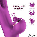 Потрійний вібратор, подвійний вібро Nico Vibe 22,6 см водонепроникний силікон, фото 5