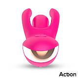 Вібратор для жінок, подвійний вібратор Antony Double Happing з трьома моторами та USB зарядкою, фото 8