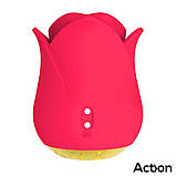 Кліторальний стимулятор, вібростимулятор язичок Meryl Vibe Stimulator 2 мотори, водонепроникний силікон, фото 5