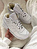 New Balance 574 high White Winter Fur жіночі зимові кросівки білі Нью Баланс 574 високі шкіра хутро, фото 8