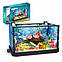 Конструктор акваріум 3D з рибками та черепахою 753 деталей підсвічування 7024, фото 4