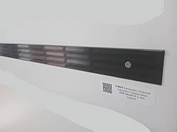 Заглушка стільниці торцева ліва U-закруглена UA 38х600 R-3 мм чорний