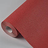 Шпалери вінілові на флізеліні 0.53 × 10.05 м Marburg 57737, червоні для спальні, вітальні, коридору, фото 5