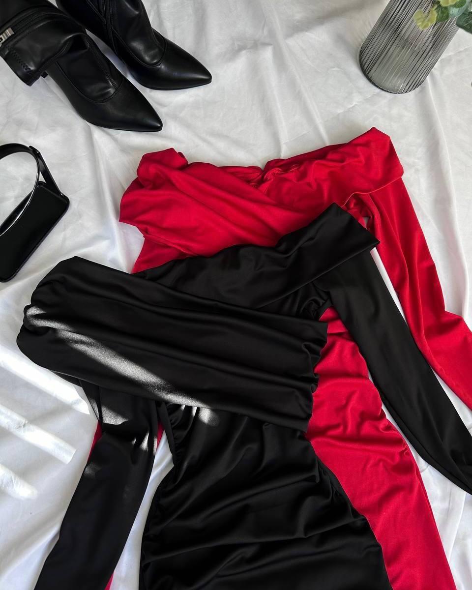 Сукня Модель: 1492-1094 Колір: чорний, бордовий, червоний, шоколад, фото 1