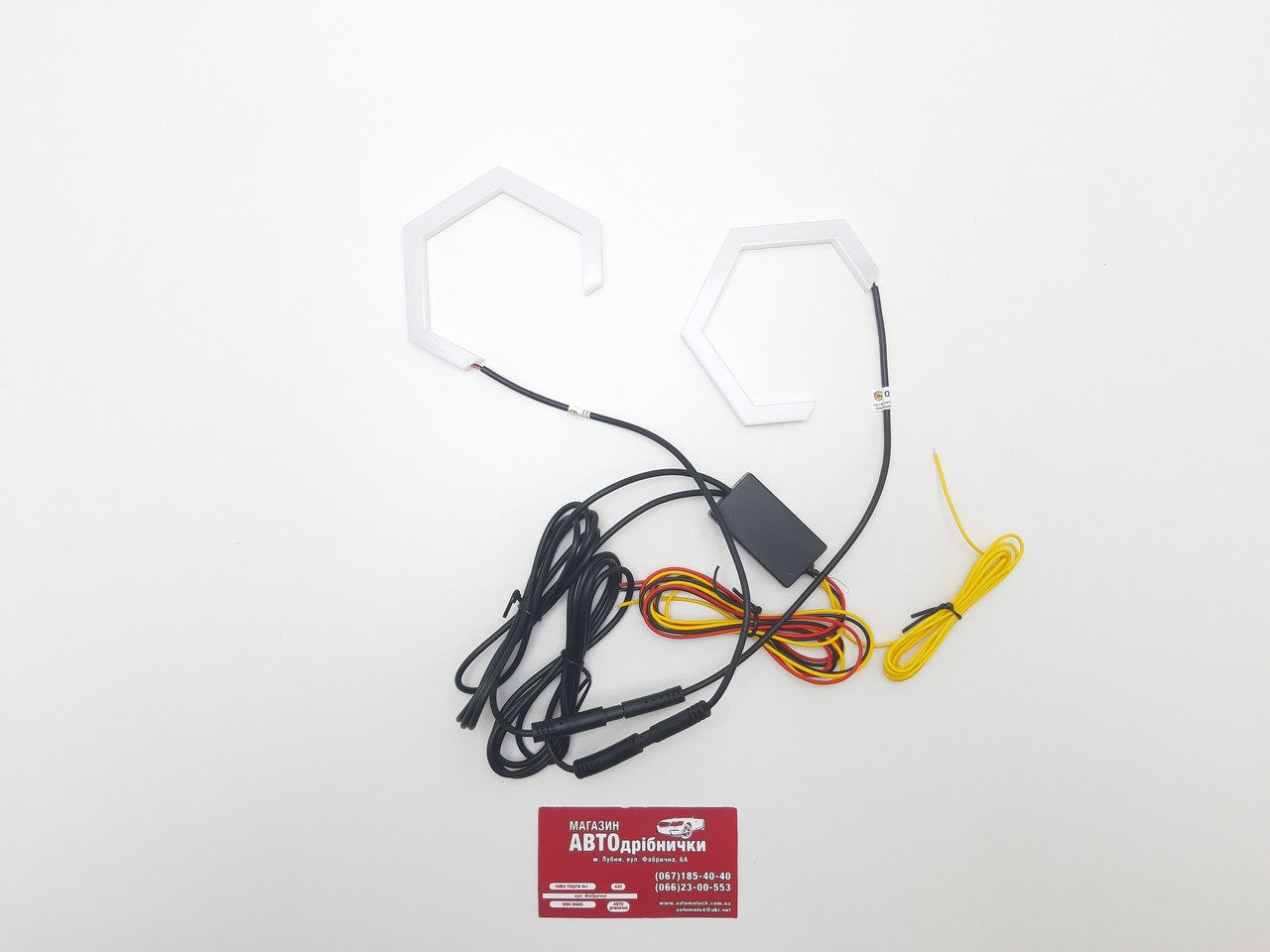 Кільця (Angel eyes) LED з поворотом 12-24V 90 мм пара