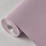 Шпалери вінілові на флізеліні 0.53 × 10.05 м Marburg 57730, бузкові для спальні, вітальні, коридору, фото 5