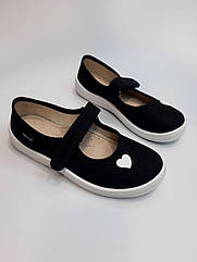 Тапочки для дівчинки Waldi 320-632 чорні р.30-35