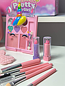 Набір косметики для дівчаток 2620D з сумкою, косметика та безліч аксесуарів у чемоданчику, Єдиноріжка, фото 4