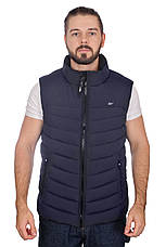 Жилет чоловічий Black Vinyl темно-синій, фото 2