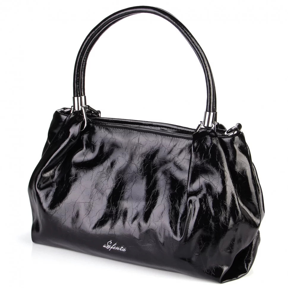 Жіноча сумка-екошкіра чорний Арт.S51133 black Safenta (54), фото 1
