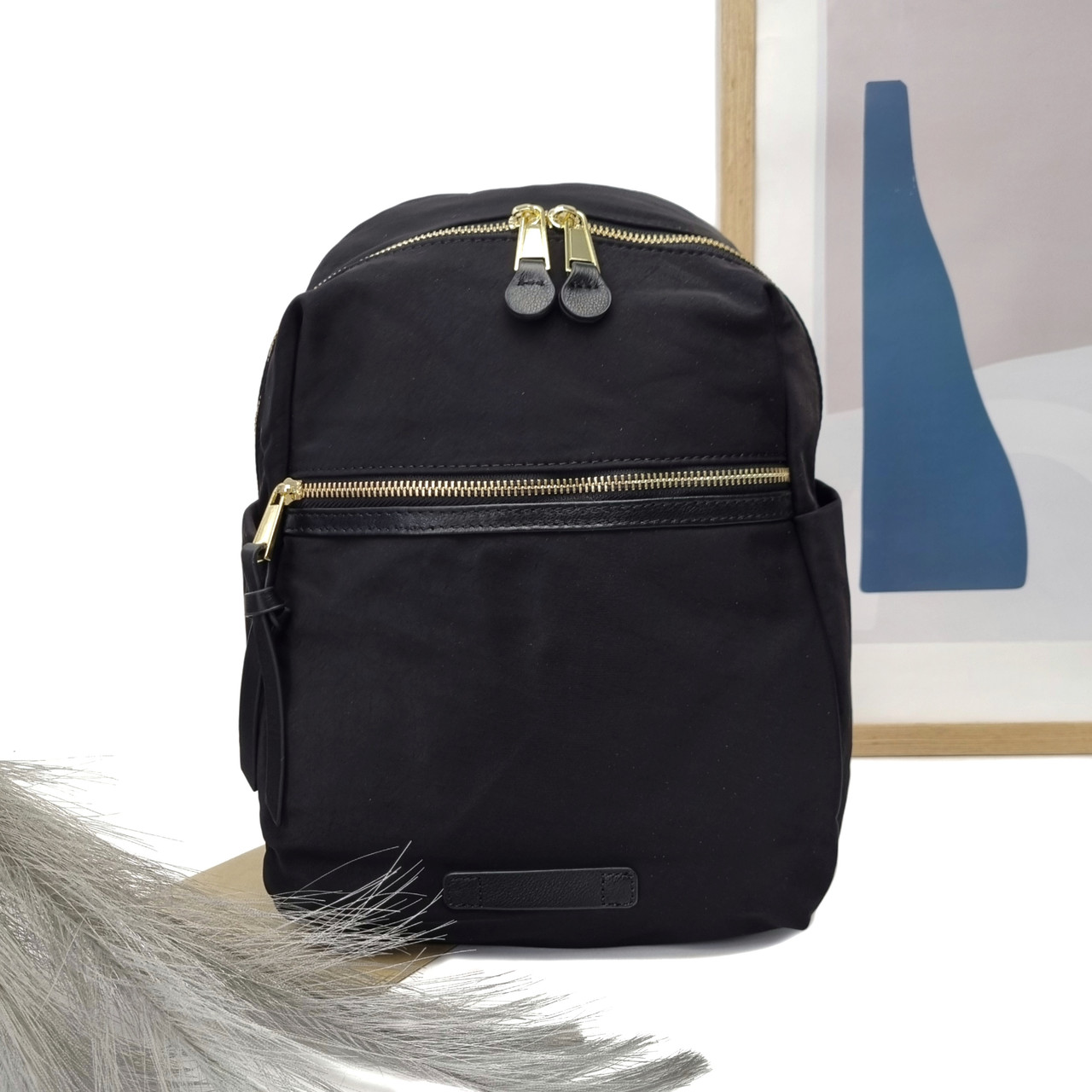 Рюкзак молодіжний поліестер чорний Арт.9176 black VIVAVERBA Україна - (юнКО)