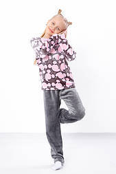 Піжама дитяча, махрова для дівчинки вельсофт