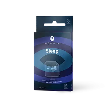 💤 Пластирі для сну Hemnia Sleep | 30 шт | Валеріана, пасифлора, хміль, ізолят CBD