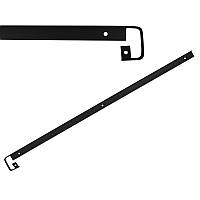 З'єднання стільниці пряме L = 600 H = 38 R-3 чорна