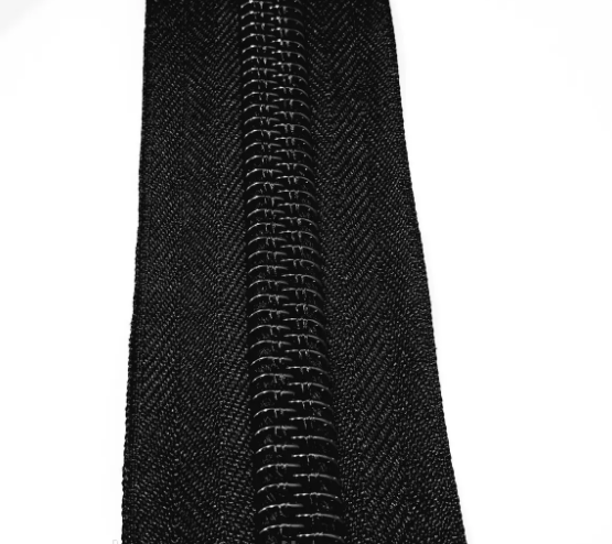 Блискавка рулонна спіральна Тип 10 чорна (рулон 100 м), фото 1