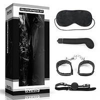 Набір БДСМ - Deluxe Bondage Kit (маска, вібратор, наручники, кляп) kitty.in.ua
