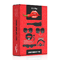 Набір БДСМ - Erospace Wild Play Luxury BDSM Set 7 pcs C10 kitty.in.ua
