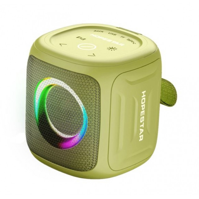 Портативна колонка - бездротова акустика Hopestar PARTY 100 mini Army Green (зелена), фото 1