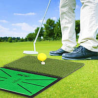 Килимок для гольфу 2-в-1 | Складаний килимок для тренувань з гольфу - килимок з трави для тренувань з гольфу 2-в-1, нековзний диза