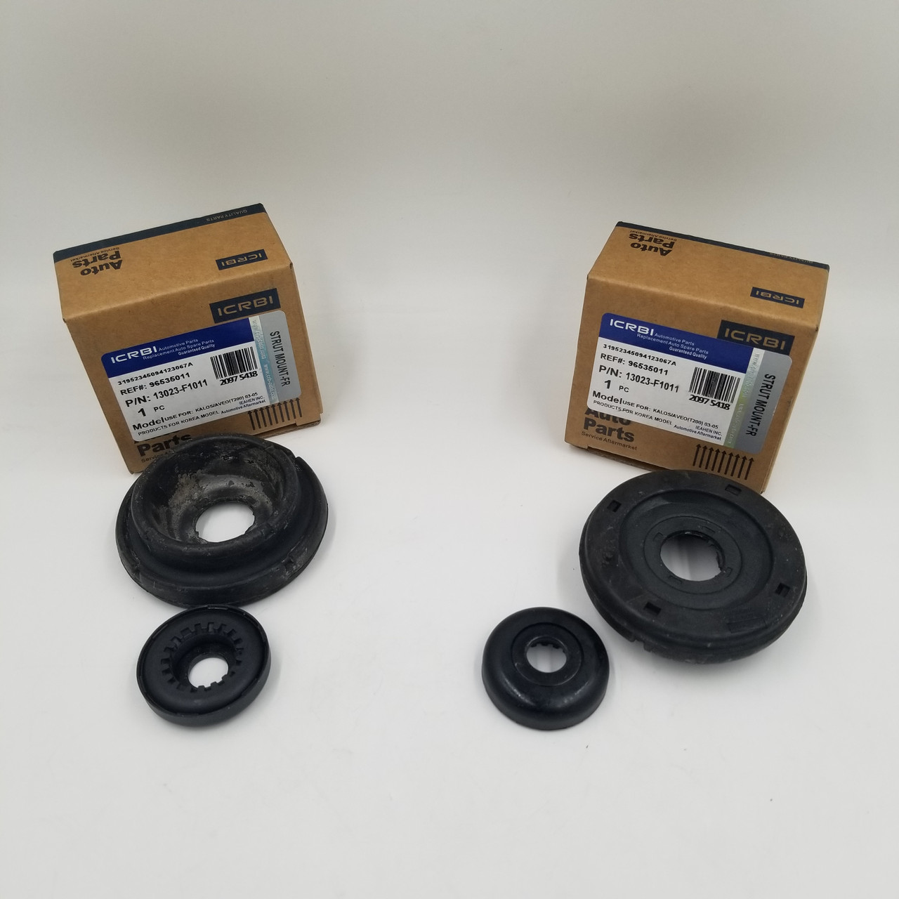 Опори переднього амортизатора з підшипником Шевроле Авео комплект 2 опори CRB Корея, фото 1