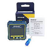 Кутомір електронний інклінометр Shahe HD-L-4*90 на магнітній основі, діапазон 4x90°, похибка ±0,2°, пластиковий корпус, фото 7