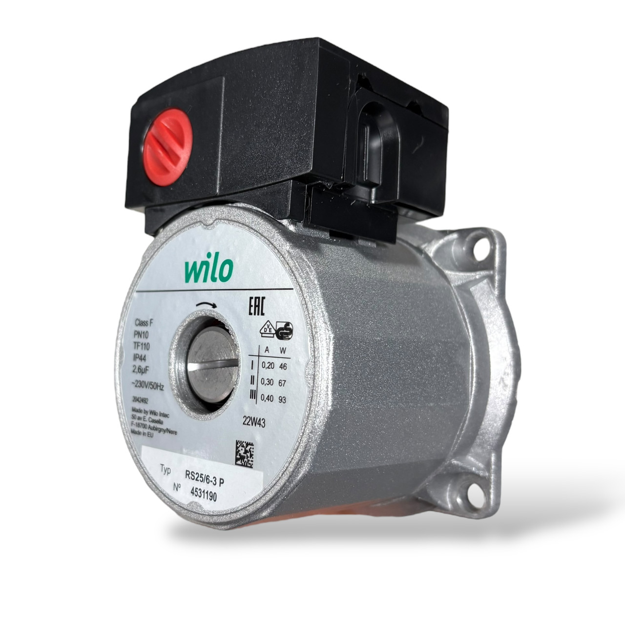 Насос WILO RS 25/6-3 P для котлів Ariston, Immergas, Ferolli, Termet, Vaillant та інші (France), фото 1