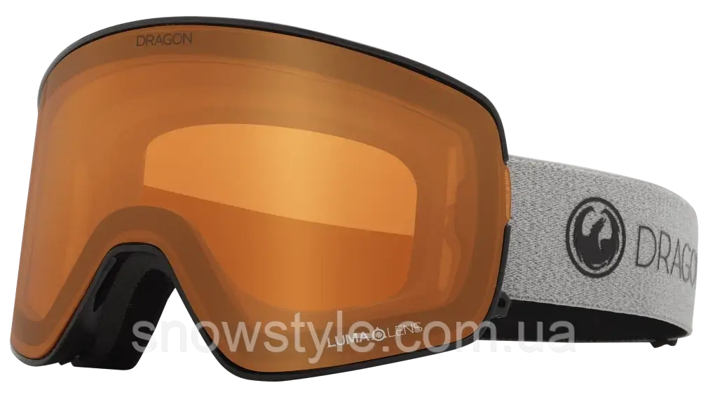Гірськолижна маска Dragon Alliance NFX2 Switch фотохромна лінза S1-S3 Lumalens Photochromic Amber, фото 1