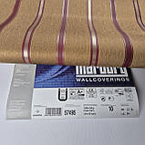 Шпалери вінілові на флізеліні 0.53 × 10.05 м Marburg 57495, цегляні для спальні, вітальні, коридору, фото 5