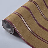 Шпалери вінілові на флізеліні 0.53 × 10.05 м Marburg 57495, цегляні для спальні, вітальні, коридору, фото 4