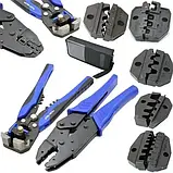 Набір для обтиску клем + знімач ізоляції 0,2-6 мм2 S11073, фото 3