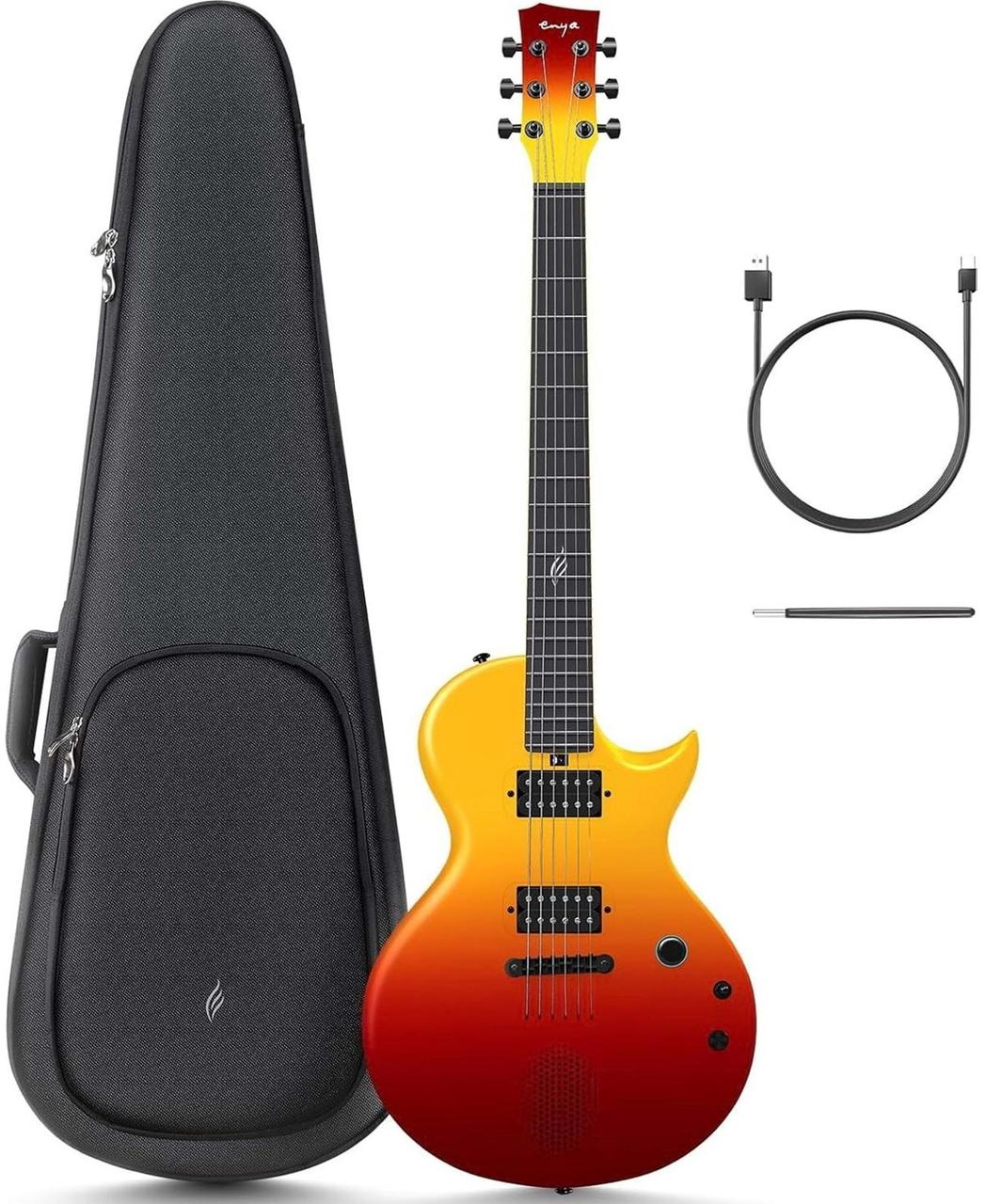 Електрогітара Enya Nova Go Sonic Volcano Red, фото 1