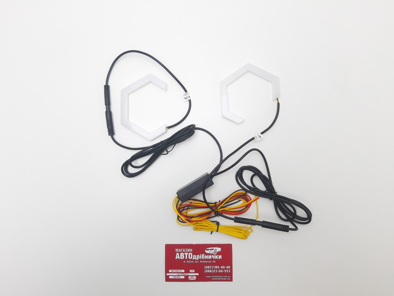 Кільця (Angel eyes) LED з поворотом 12-24V 80 мм пара, фото 1