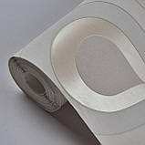 Шпалери вінілові на флізеліні 0.53 × 10.05 м Marburg 57270, бежеві для спальні, вітальні, коридору, фото 5