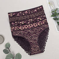 Труси cліпи з мереживом жіночі Nicoletta Туреччина M, L, XL | 5 шт.