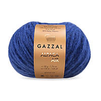 Gazzal ALPACA AIR (Газзал Альпака Ейр) № 104 синій (Напіввовняна пряжа, нитки для в'язання)