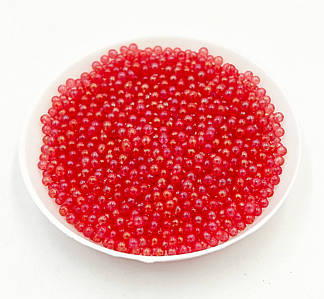Намистини / Мікробісер / 1.5 м / Упаковка 20 гр ~ 1400 шт / Червоний