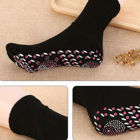 Зігрівальні шкарпетки, розмір універсальний, за устілкою 20 см, колір чорний, фото 1